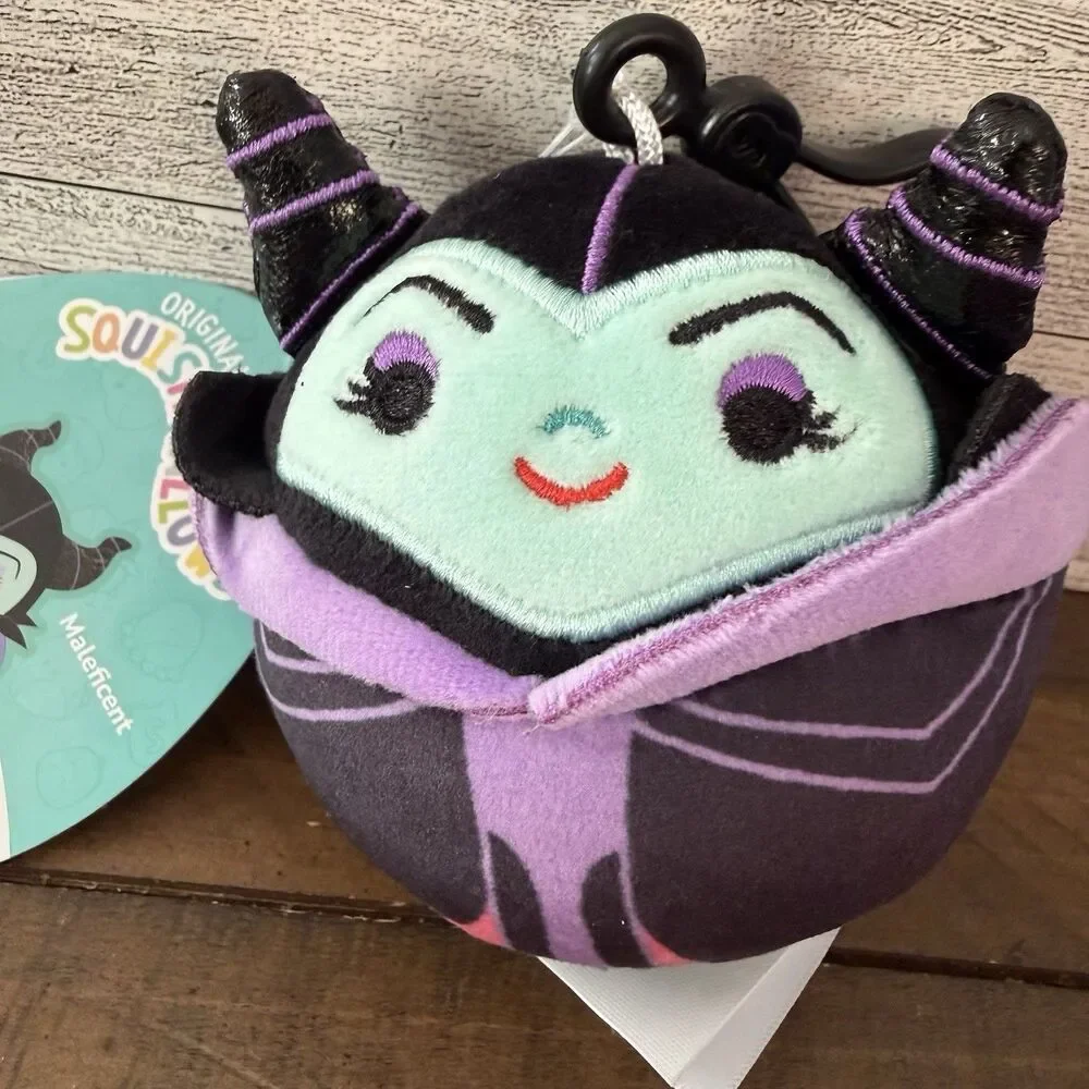 Squishmallows x Disney Princess Maleficent Sleeping Beauty Mini Backpack Plush